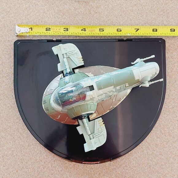 Star Wars Titanium Series Ultra Slave I Ship Metal Diecast Loose Saga w/ Case - Picture 10 of 13